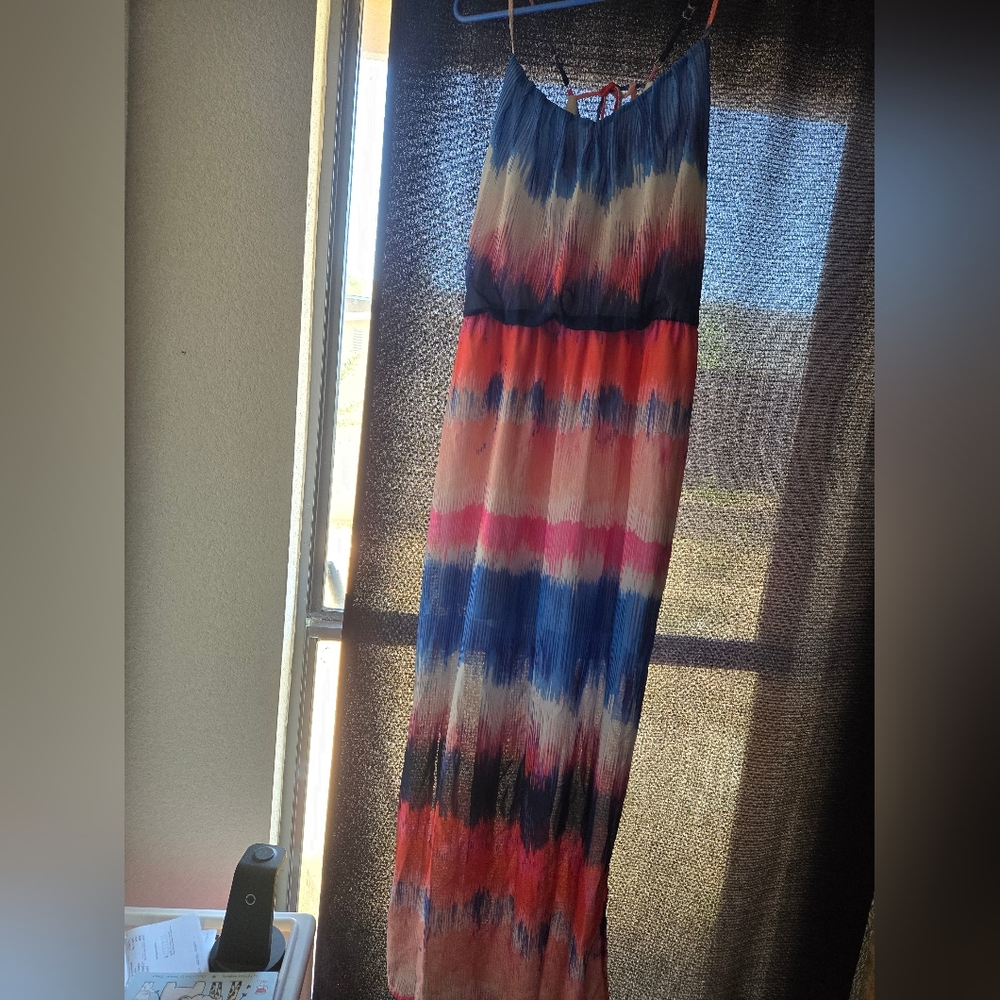 Long strappy dress